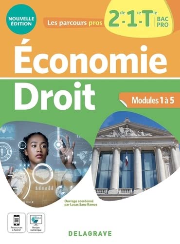 Économie-Droit 2de, 1re, Tle Bac Pro (2022) - Pochette élève