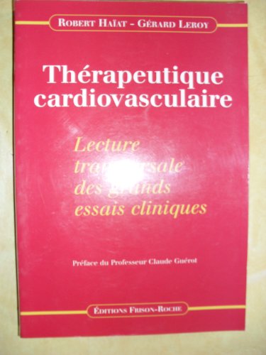 Thérapeutique cardiovasculaire