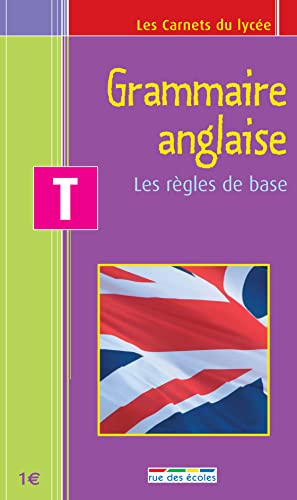 Grammaire anglaise - carnet terminale