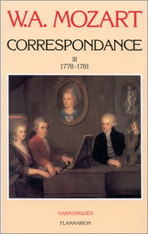 Correspondance, tome III : 1778-1781