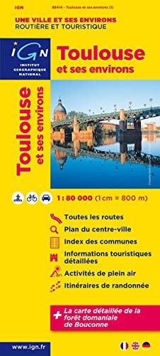 88414 Toulouse et Ses Environs 1/80.000