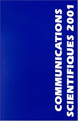 Communications scientifiques 2001