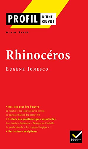Profil d'une oeuvre : Rhinocéros de Ionesco