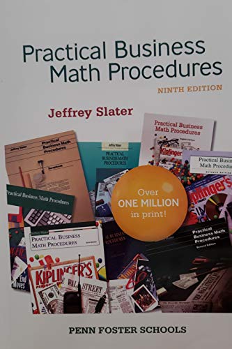 Practical Business Math Procedures (Penn Foster Schools)