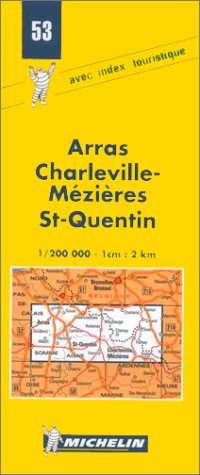 Carte routière : Arras - Charleville - St-Quentin, N°53
