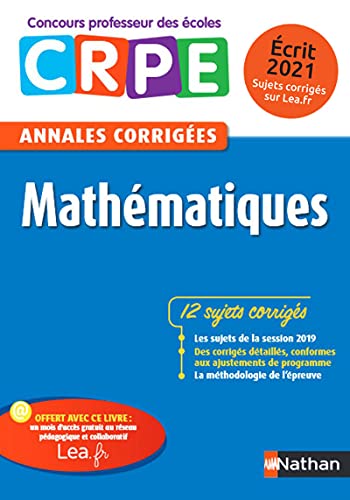 Annales CRPE Mathématiques