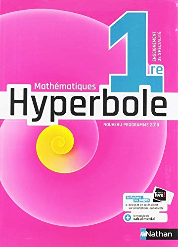 Mathématiques Hyperbole 1re - manuel élève (nouveau programme 2019)