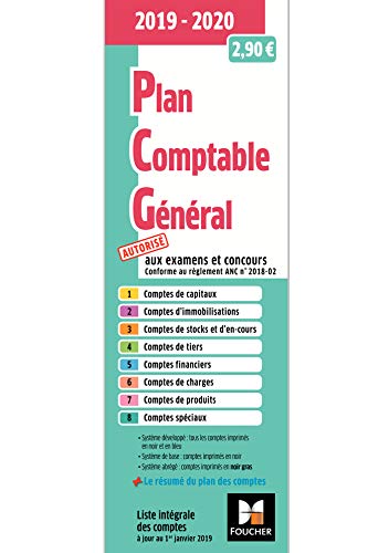 Plan comptable général - PCG - 2019-2020