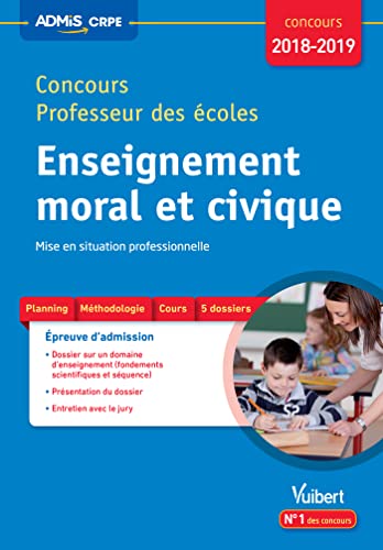 Concours professeur des écoles enseignement moral et civique 2e edt