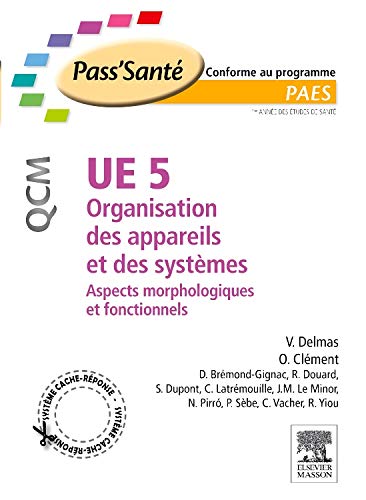 UE 5 - Organisation des appareils et des systèmes - QCM: Aspects morphologiques et fonctionnels
