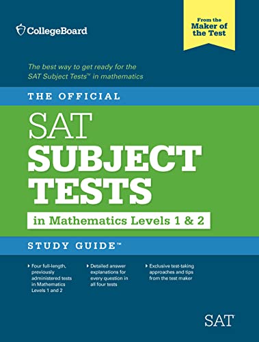 The Official Sat Subject Tests in Mathematics Levels 1 & 2