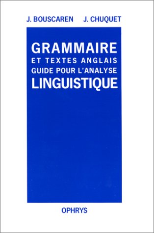 Grammaire et textes anglais