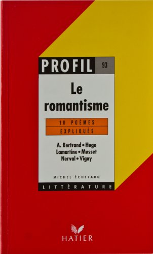 Profil D'Une Oeuvre:10 poemes expliqués Le Romantisme