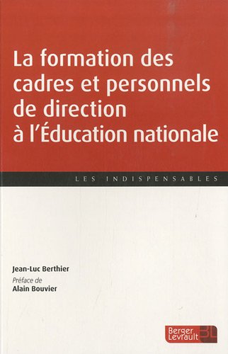 FORMATION DES CADRES A L EDUCATION NATIONALE 1ERE ED