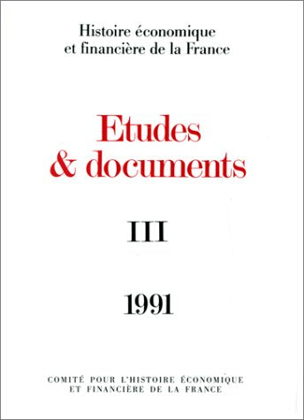 Etudes et documents, tome III