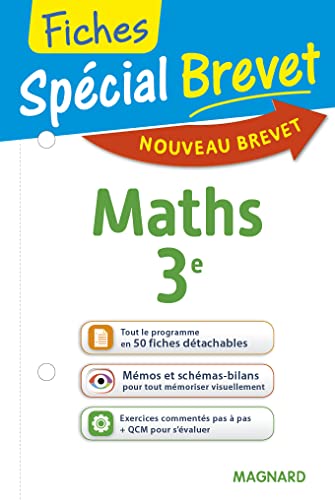 Spécial Brevet - Fiches Maths 3e - Nouveau programme 2016