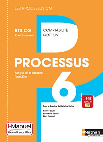 Processus 6 Analyse de la situation financière BTS CG 1re et 2e années