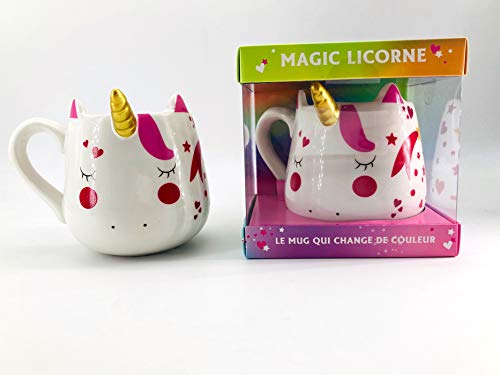 Coffret Mug Magic Licorne Nouvelle édition: Le mug qui change de couleur
