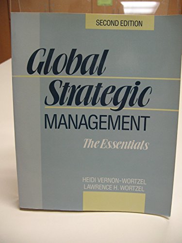 Global Strategic Management: The Essentials