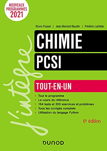 Chimie tout-en-un PCSI - 6e éd.