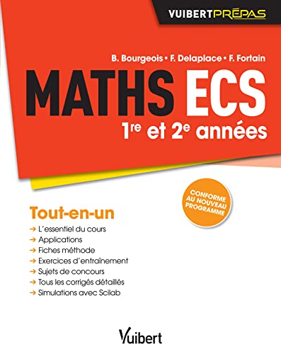 Mathématiques ECS - 1re et 2e années - Tout-en-un
