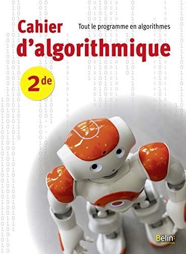 Cahier d'algorithmique - 2de