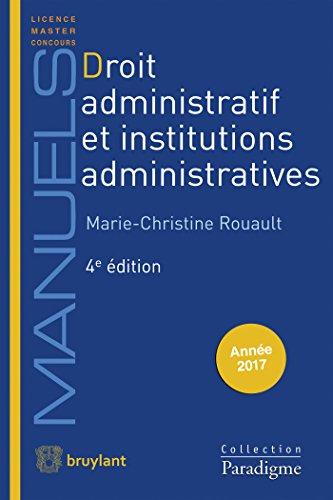 Droit administratif et institutions administratives