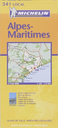 Carte routière : Alpes-Maritimes, N° 11341