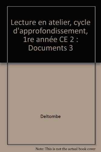 Livret Documents 3, CE2