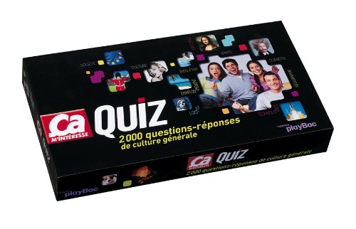 CA M'INRERESSE COFFRET QUIZ - 2000 QUESTIONS/REPONSES