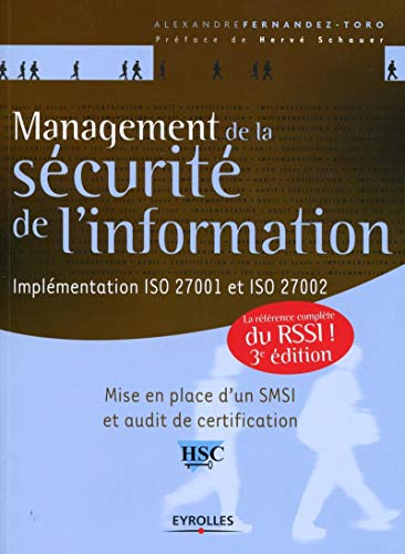 Management de la sécurité de l'information. Implémentation ISO 27001