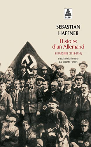 Histoire d'un Allemand: Souvenirs (1914-1933)
