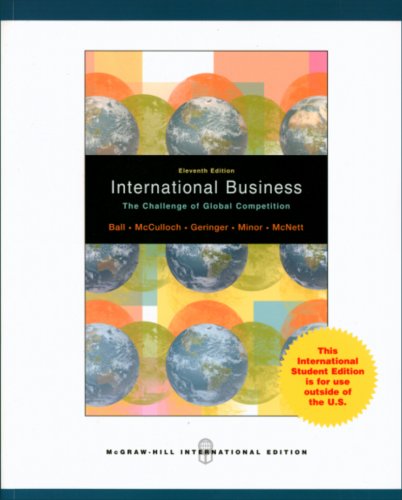 International Business: The Challenge of Global Competition w/ CESIM access card