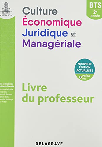 Culture économique, juridique et managériale (CEJM) 2e année BTS (2021) - Pochette - Livre du professeur