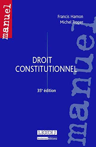 Droit constitutionnel, 35ème Ed