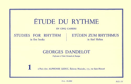 Etude Du Rythme Vol.1 Dandelot