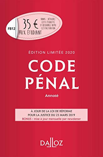 Code pénal annoté 2020