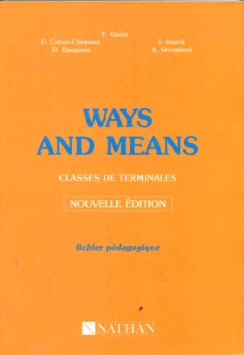ways and means