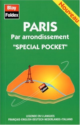 Plan de ville : Paris, par arrondissement (spécial pocket et avec un index)