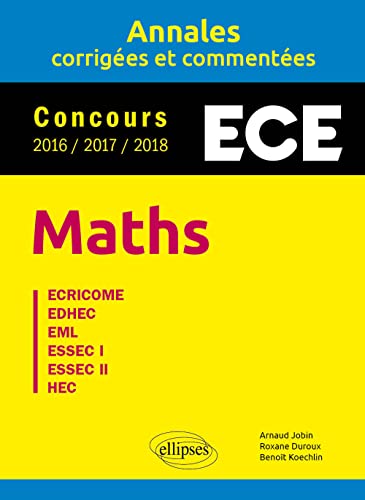 Annales Maths Concours ECE