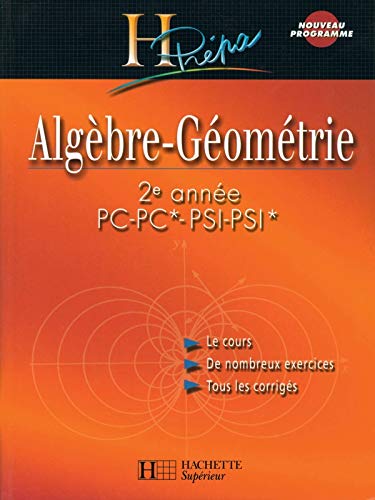 Algèbre-Géométrie 2e année PC-PC*/PSI-PSI*