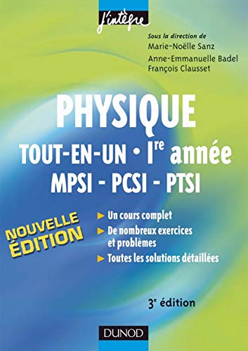 Physique tout-en-un MPSI-PCSI-PTSI 1e année