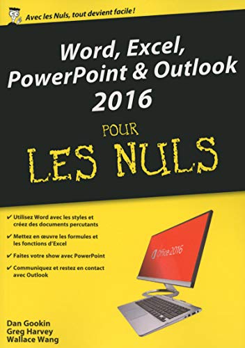 Word, Excel, PowerPoint et Outlook 2016 pour les Nuls mégapoche