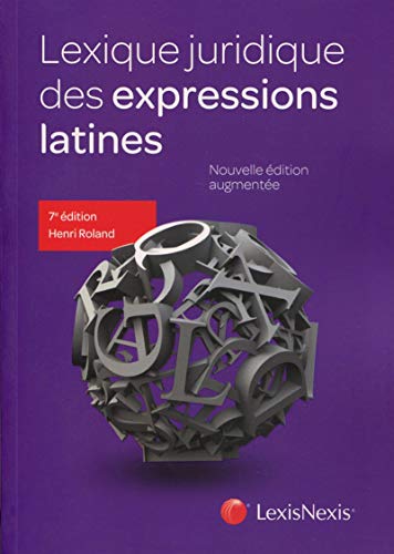 Lexique juridique des expressions latines