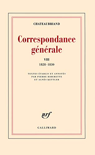 Correspondance générale (Tome 8-1828-1830)