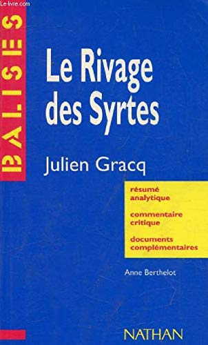 "Le rivage des Syrtes", Julien Gracq: Résumé analytique, commentaire critique, documents complémentaires