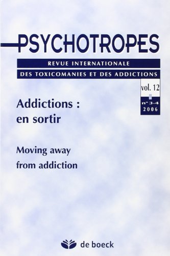 Addictions : en Sortir Psychotropes 2006/3-4 - Numero 12