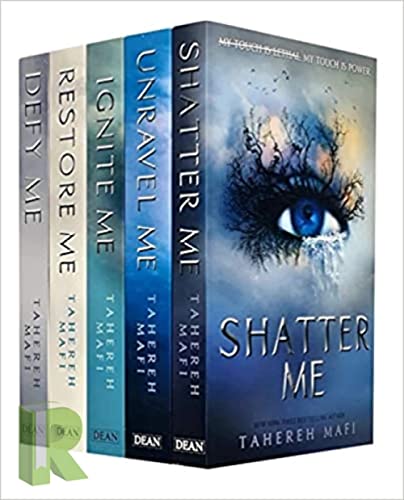 Shatter Me Series Collection 5 Books Set By Tahereh Mafi (Shatter, Restore, Ignite, Unrave, Defy Me)