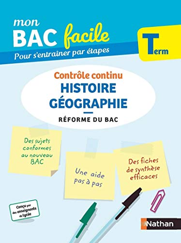 Histoire-Géographie Terminale - Mon BAC facile - Enseignement commun Tle - Bac 2023