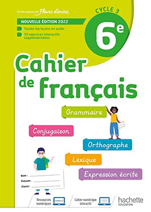 Cahier de français cycle 3/6e - Cahier d'activités